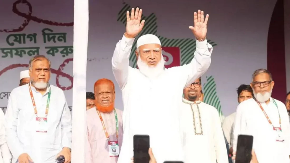 রংপুরের পথে ১১ দলীয় ঐক্যের লংমার্চ